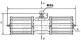 AW系列氣動執行器結構圖