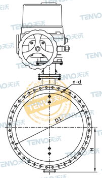 D941W電動通風蝶閥結構圖