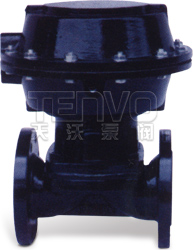 EG641W、EG641J英標（無帶手操往復型）氣動隔膜閥實物圖