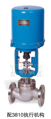 配3810電動執(zhí)行器電子式電動調(diào)節(jié)閥實物圖
