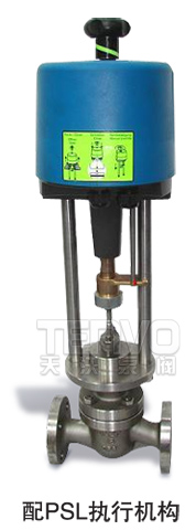 配PSL電動執(zhí)行器電子式電動調(diào)節(jié)閥實物圖